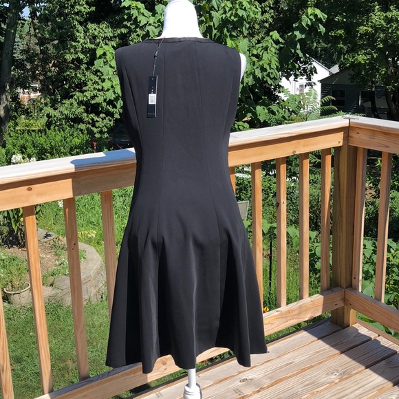 NWT Tahari black zip up dress - Picture 4 of 4